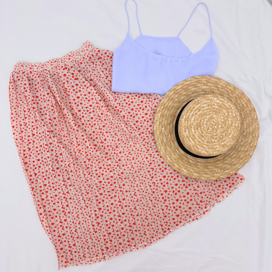 Cherry Blossom Midi Skirt ⋆.˚⟡ ࣪ ˖